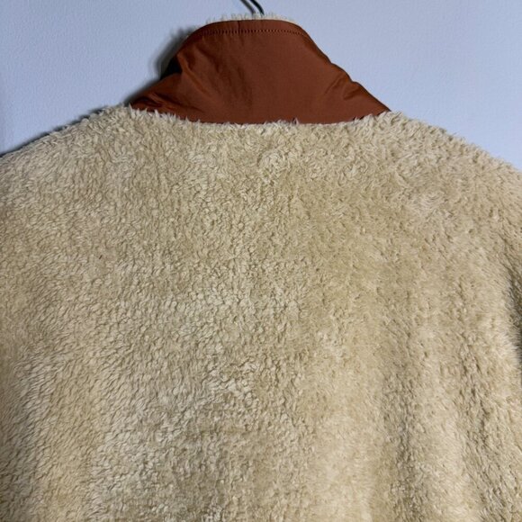 NWT Vans Vista Mock Neck Full Zip Mojave Desert Jacket Women's Medium Tan Teddy - Picture 12 of 15